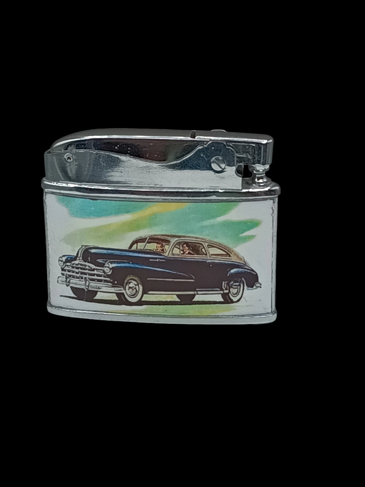 Pontiac Advertising Lighter back archival photograph