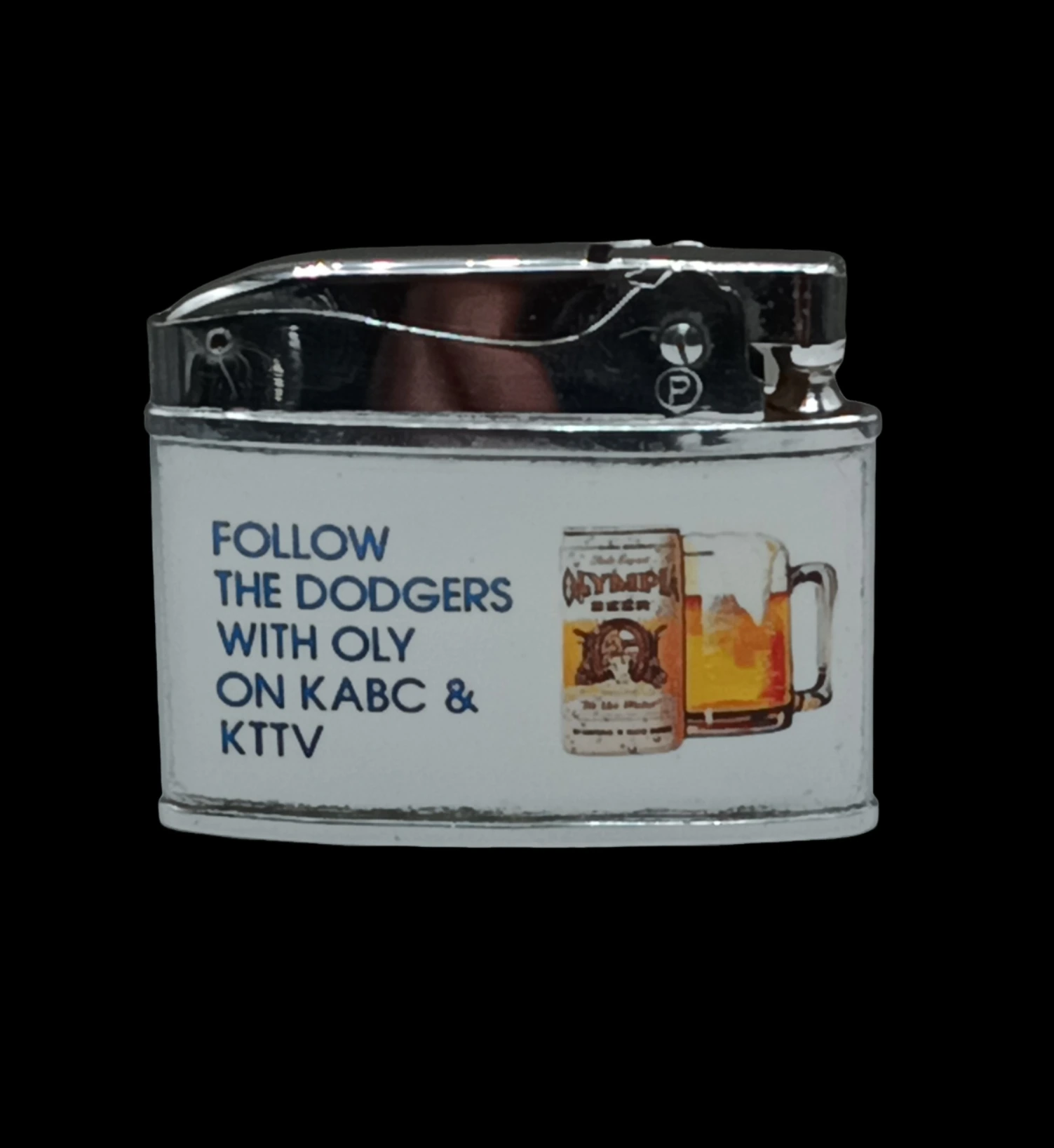 Olympia Beer — Follow the Dodgers Broadcast Promotion back archival photograph