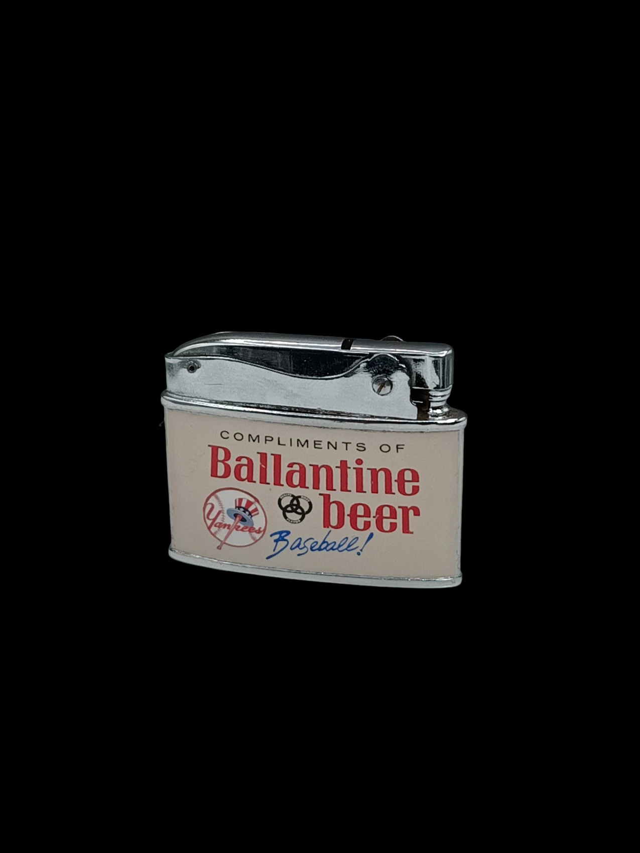 Ballantine Beer — Yankees Baseball back archival photograph