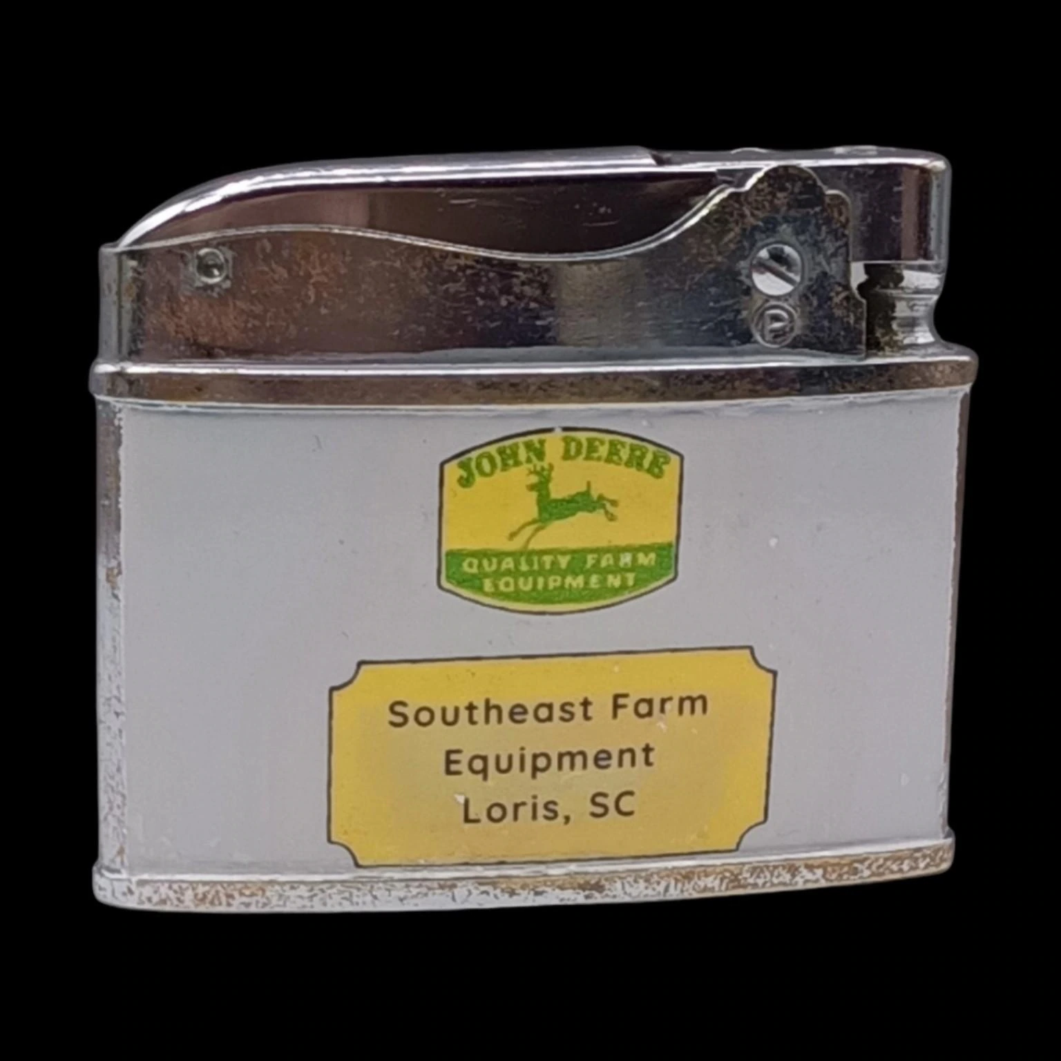 John Deere Model “D” Tractor – Southeast Farm Equipment back archival photograph