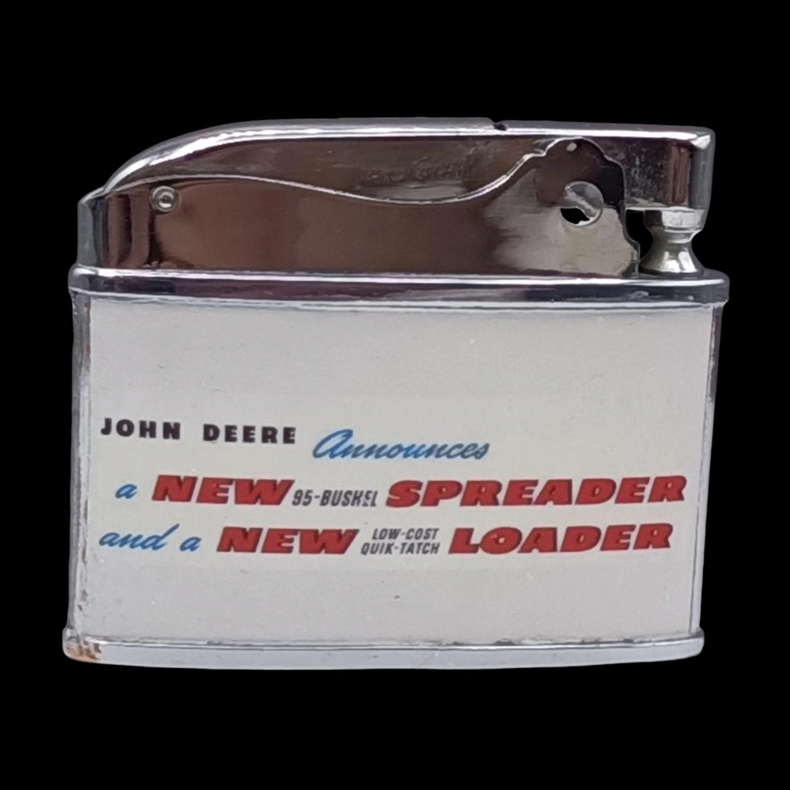 John Deere New Spreader & Loader Announcement back archival photograph
