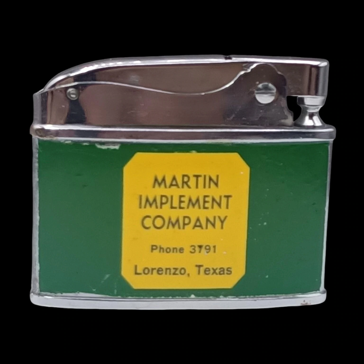 John Deere Service Truck — Martin Implement Company back archival photograph