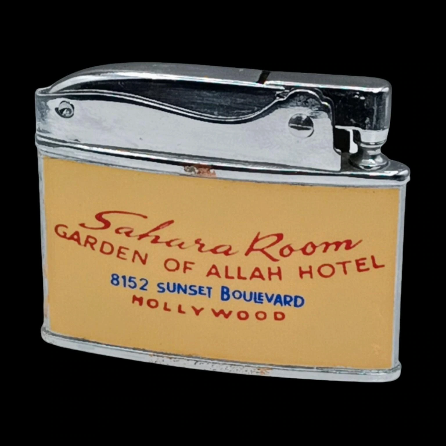 Sahara Room — Garden of Allah Hotel, Hollywood back archival photograph