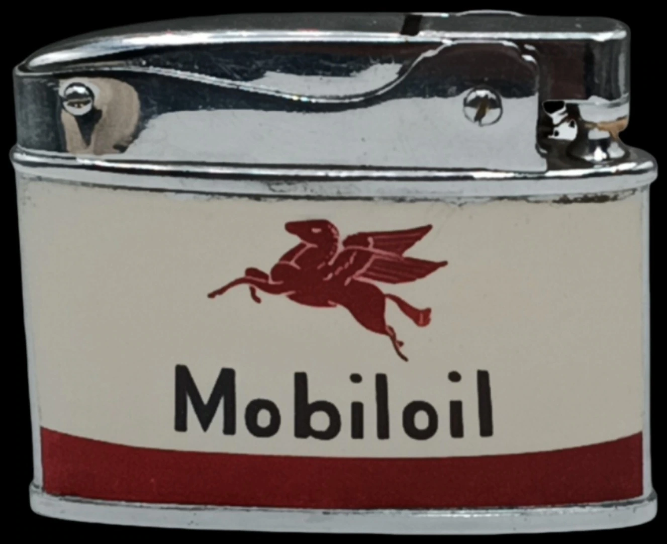 Mobiloil back archival photograph